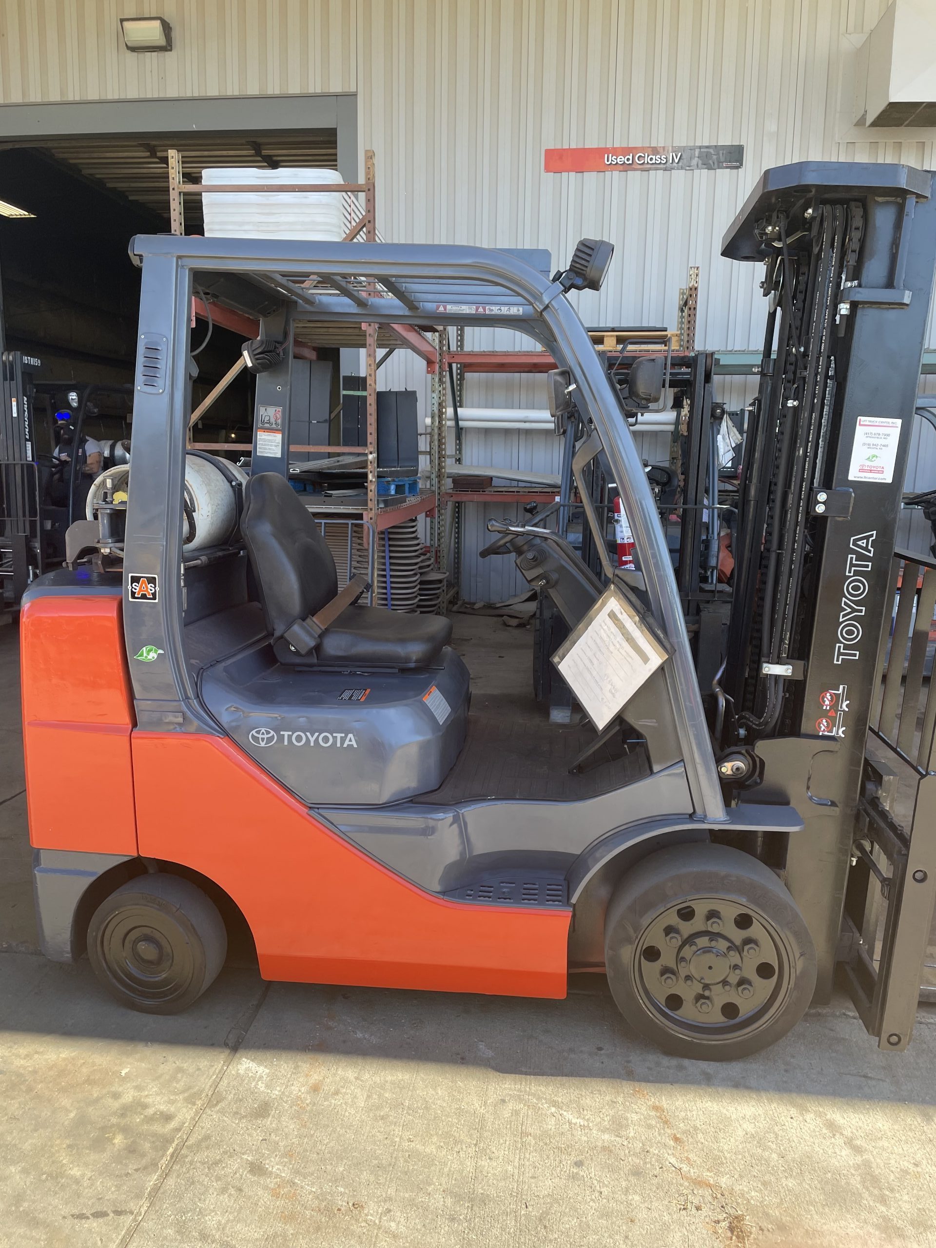 Featured image for “TOYOTA 6,000 LBS. CAPACITY CUSHION TIRED FORKLIFT”