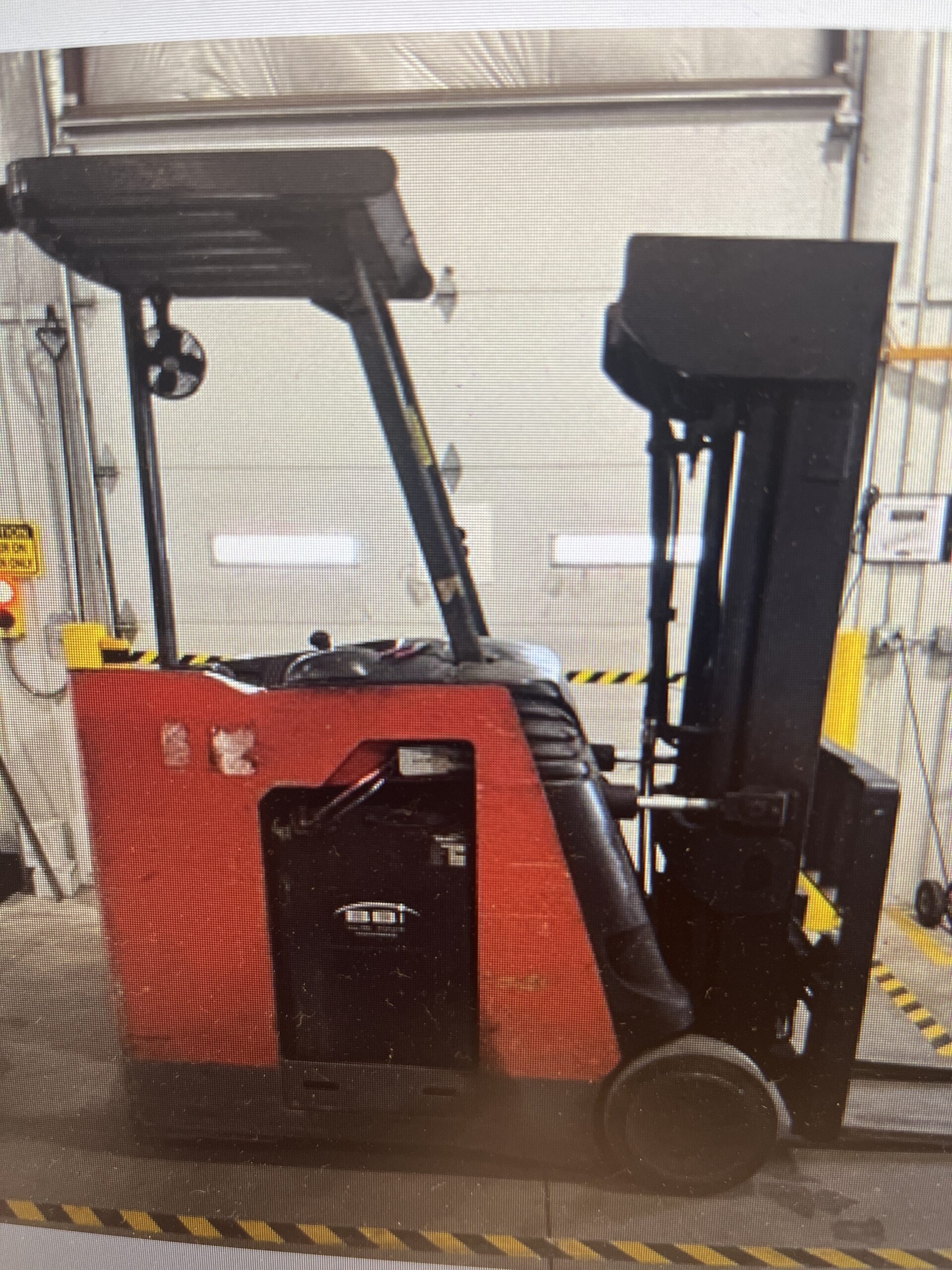 Featured image for “TOYOTA 3,500LBS CAPACITY STANDUP COUNTERBALANCE CUSHION TIRED ELECTRIC FORKLIFT”